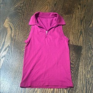 Lululemon Pink Sleeveless Golf Shirt